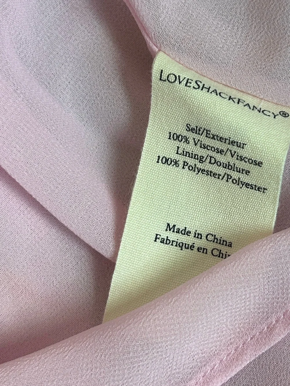 LoveShackFancy Summer Morning Ruffle Mini Skirt Size Small Pink